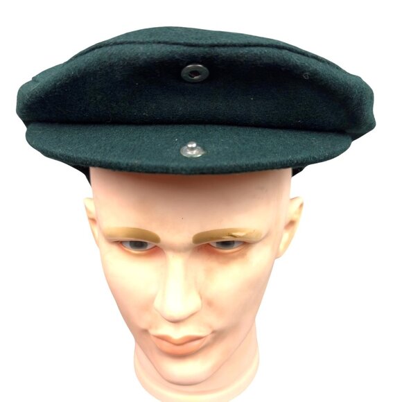 Irish Newsboy Flat Cap Green Hat Traditional Ireland Shamrock Clover Wool - Picture 3 of 11